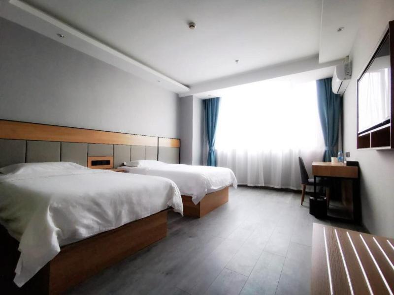 Greentree Inn Shanghai Songjiang University City New Songjiang Road Express Hotel Exterior foto