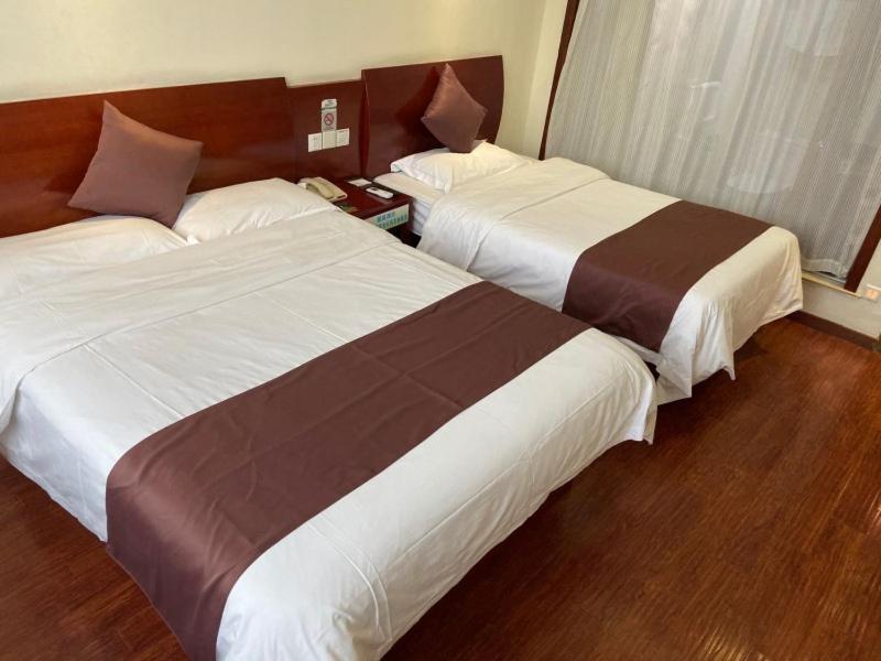 Greentree Inn Shanghai Songjiang University City New Songjiang Road Express Hotel Exterior foto