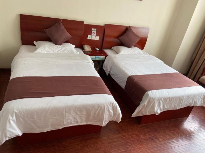 Greentree Inn Shanghai Songjiang University City New Songjiang Road Express Hotel Exterior foto